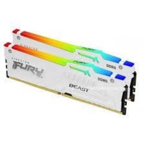 Slika MEM DDR5 32GB (2x16) 6800MHz KIN FURY Beast WRGB EXPO KF568C34BWAK2-32